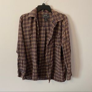 vintage plaid flannel